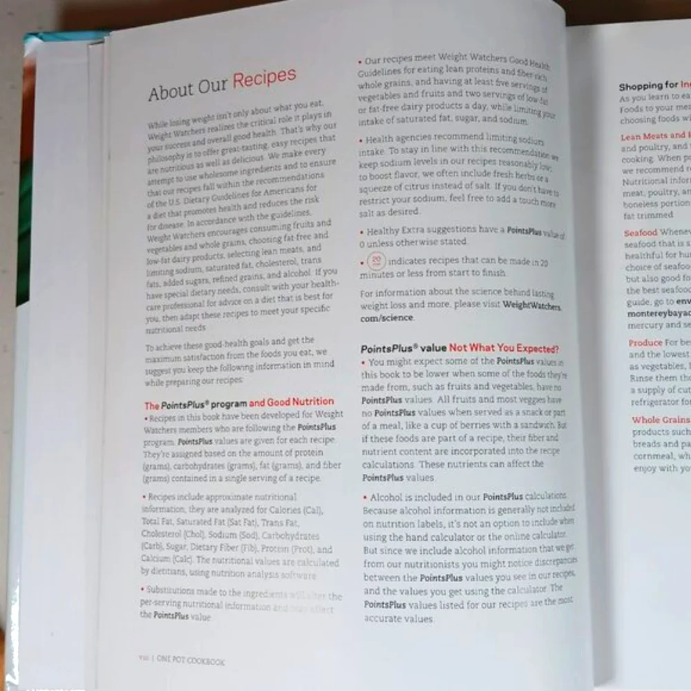 Weight Watchers Cookbook One Pot Recipes Healthy Eating Weight Loss Hard Cover - Picture 6 of 12